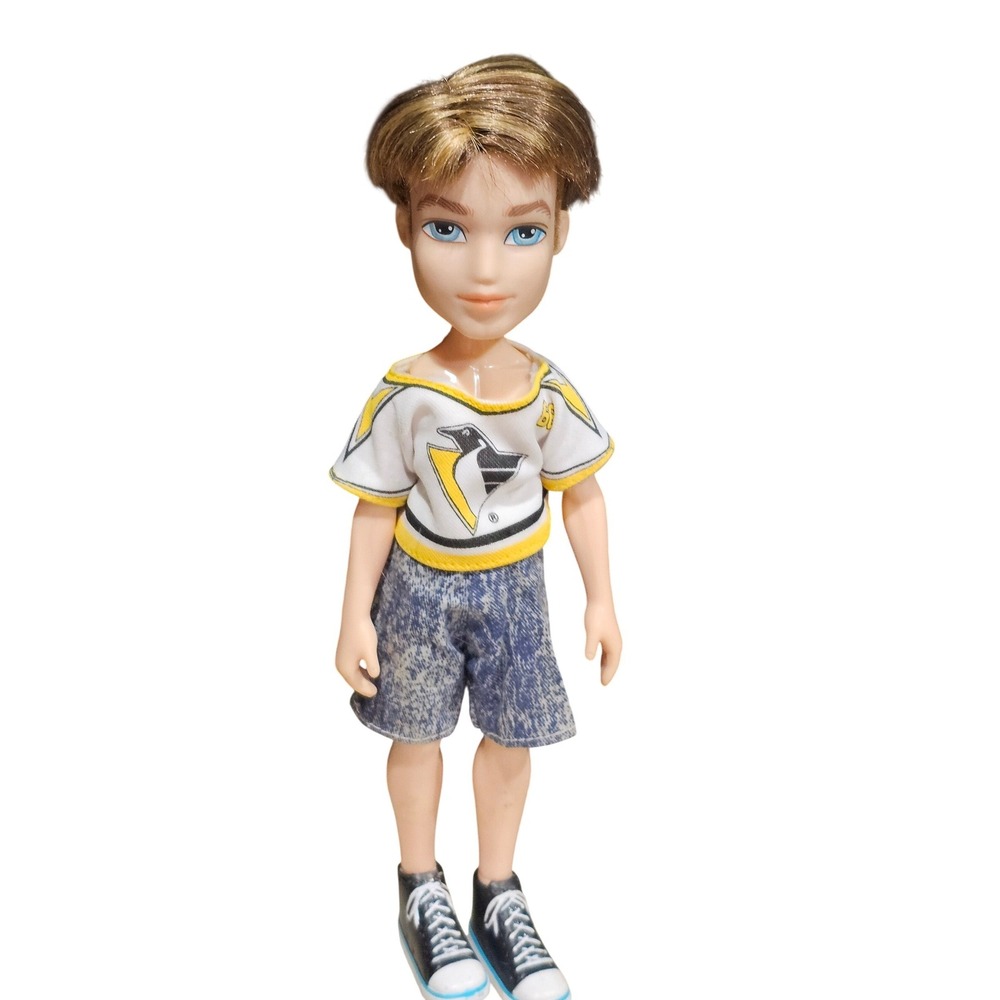Bratz Boyz Eitan Doll 2002 MGA Entertainment Pittsburgh Penguins Jersey 66 Y2K